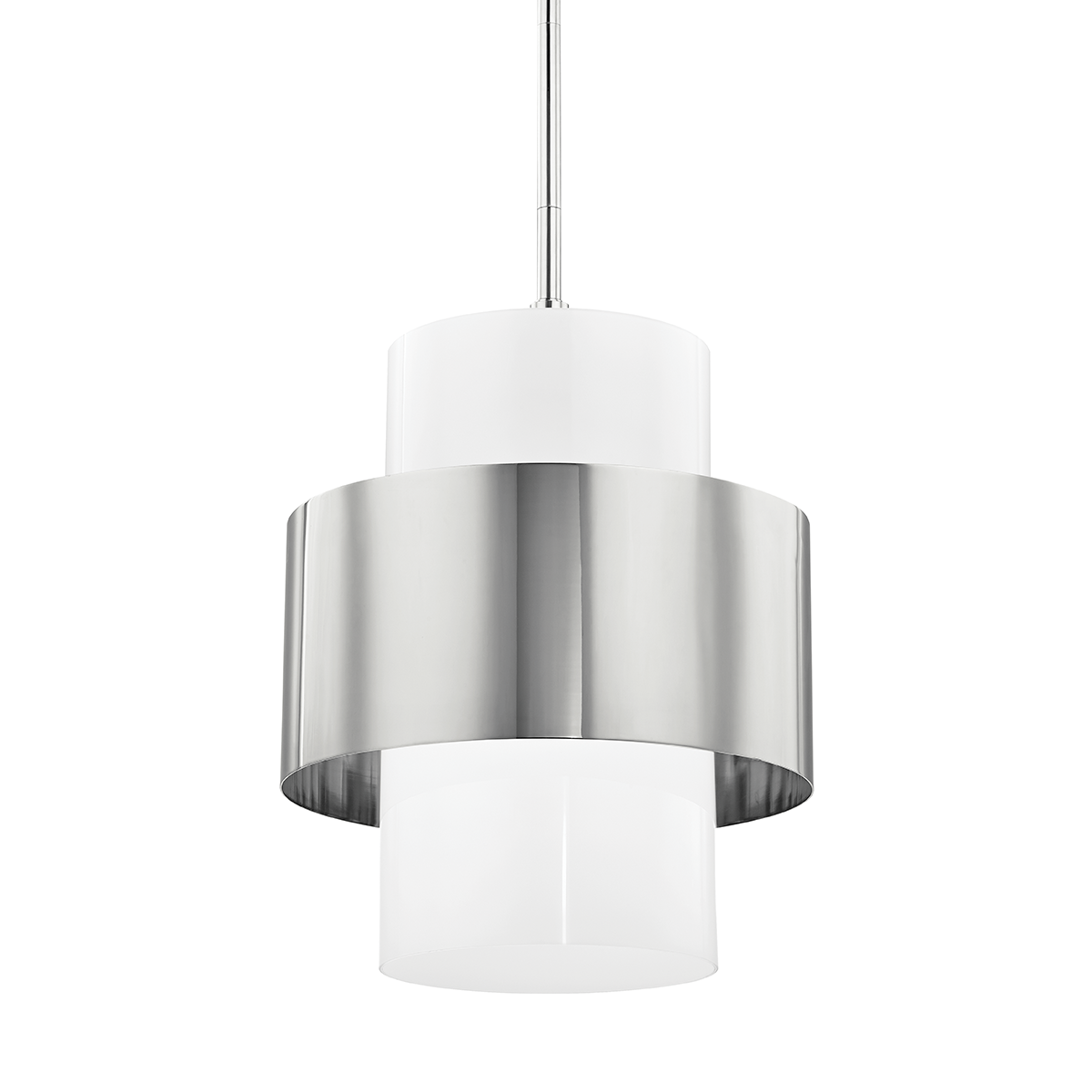 Corinth Large Pendant - Polished Nickel by Hudson Valley Lighting