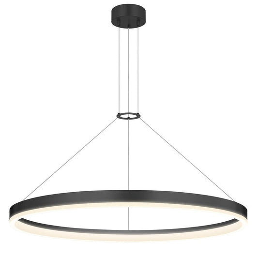 Corona 32" Ring LED Pendant - Satin Black by SONNEMAN
