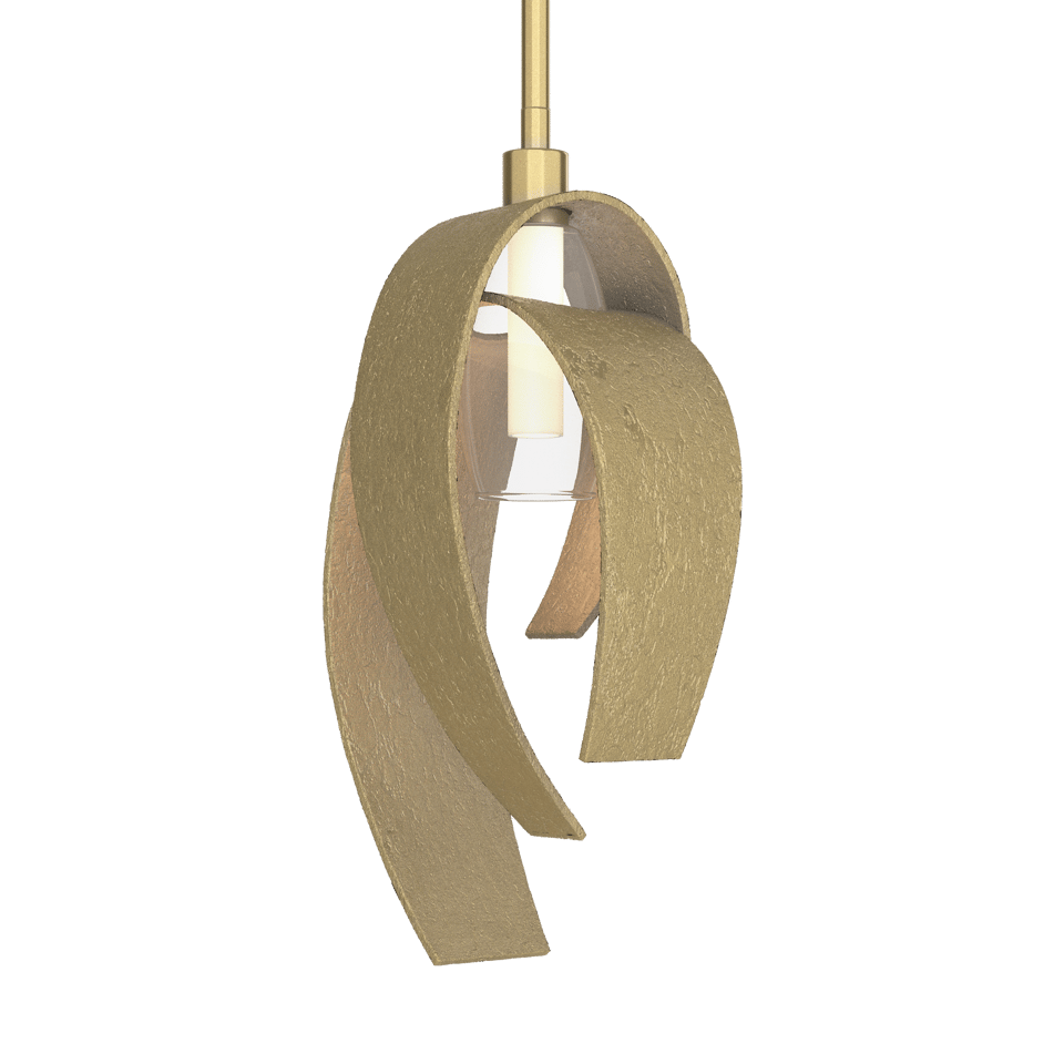 Corona Large Mini Pendant - Modern Brass by Hubbardton Forge