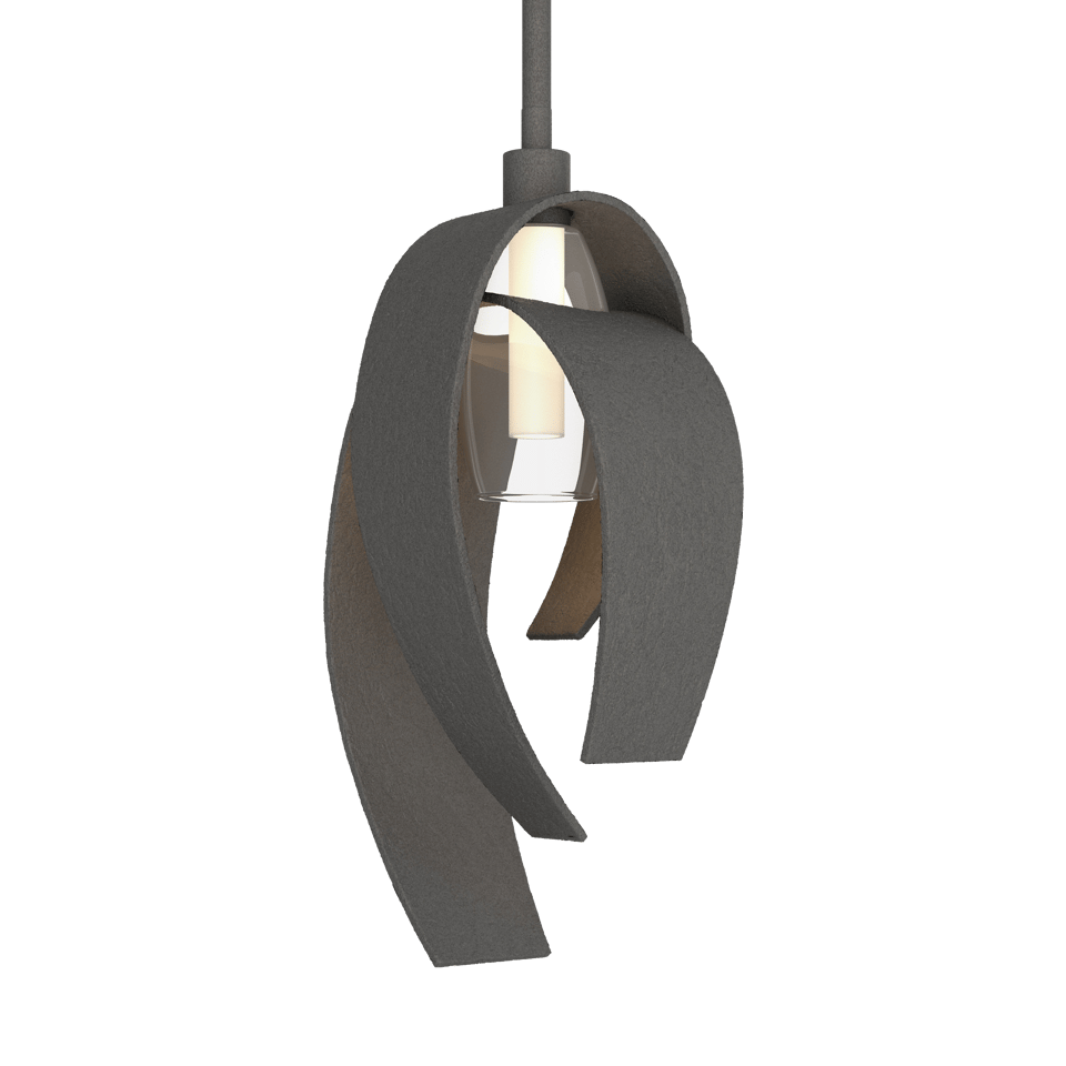 Corona Large Mini Pendant - Natural Iron by Hubbardton Forge