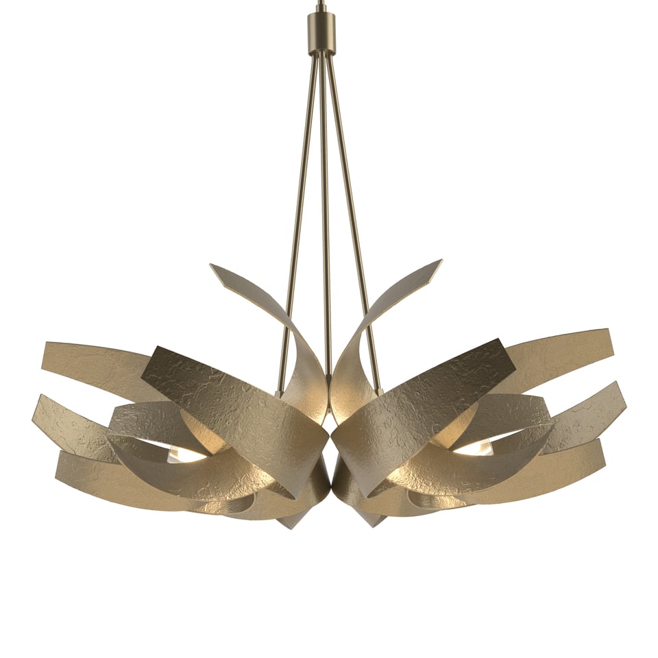 Corona Large Pendant - Soft Gold by Hubbardton Forge