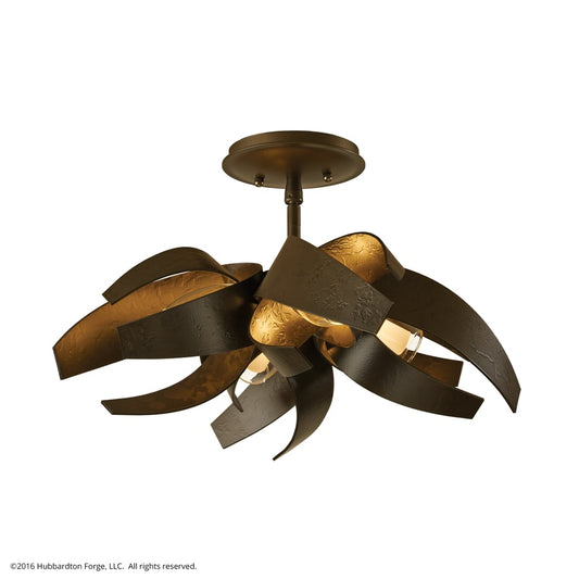 Corona Semi-Flush - Dark Smoke by Hubbardton Forge