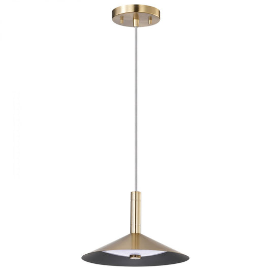 Corrine - 10 Inch LED Pendant - Burnished Brass - 3K/4K/5K CCT Selectable - Satco 62-2091