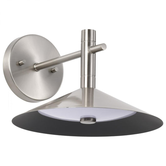 Corrine - 10 Inch LED Wall Sconce - Brushed Nickel - 3K/4K/5K CCT Selectable - Satco 62-2084