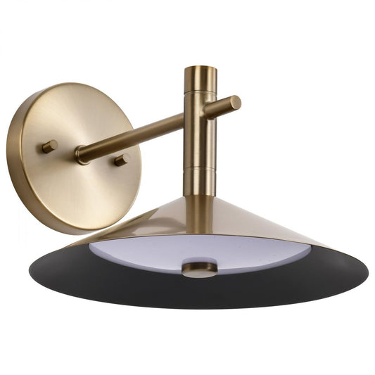 Corrine - 10 Inch LED Wall Sconce - Burnished Brass - 3K/4K/5K CCT Selectable - Satco 62-2094