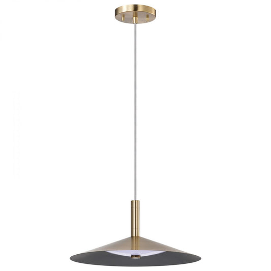 Corrine - 14 Inch LED Pendant - Burnished Brass - 3K/4K/5K CCT Selectable - Satco 62-2092