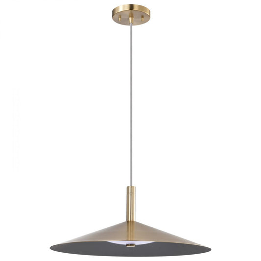 Corrine - 18 Inch LED Pendant - Burnished Brass - 3K/4K/5K CCT Selectable - Satco 62-2093