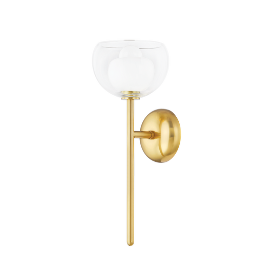 Cortney Wall Sconce - 1-Light - Aged Brass - Mitzi H813101-AGB
