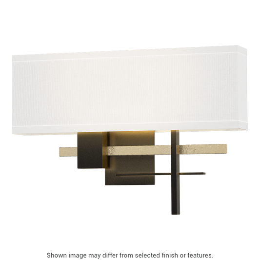 Cosmo Sconce - Black - White Accent by Hubbardton Forge
