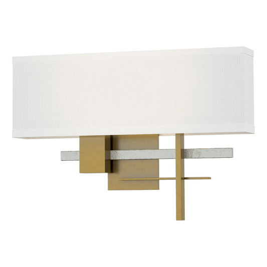 Cosmo Sconce - Modern Brass - Vintage Platinum Accent by Hubbardton Forge
