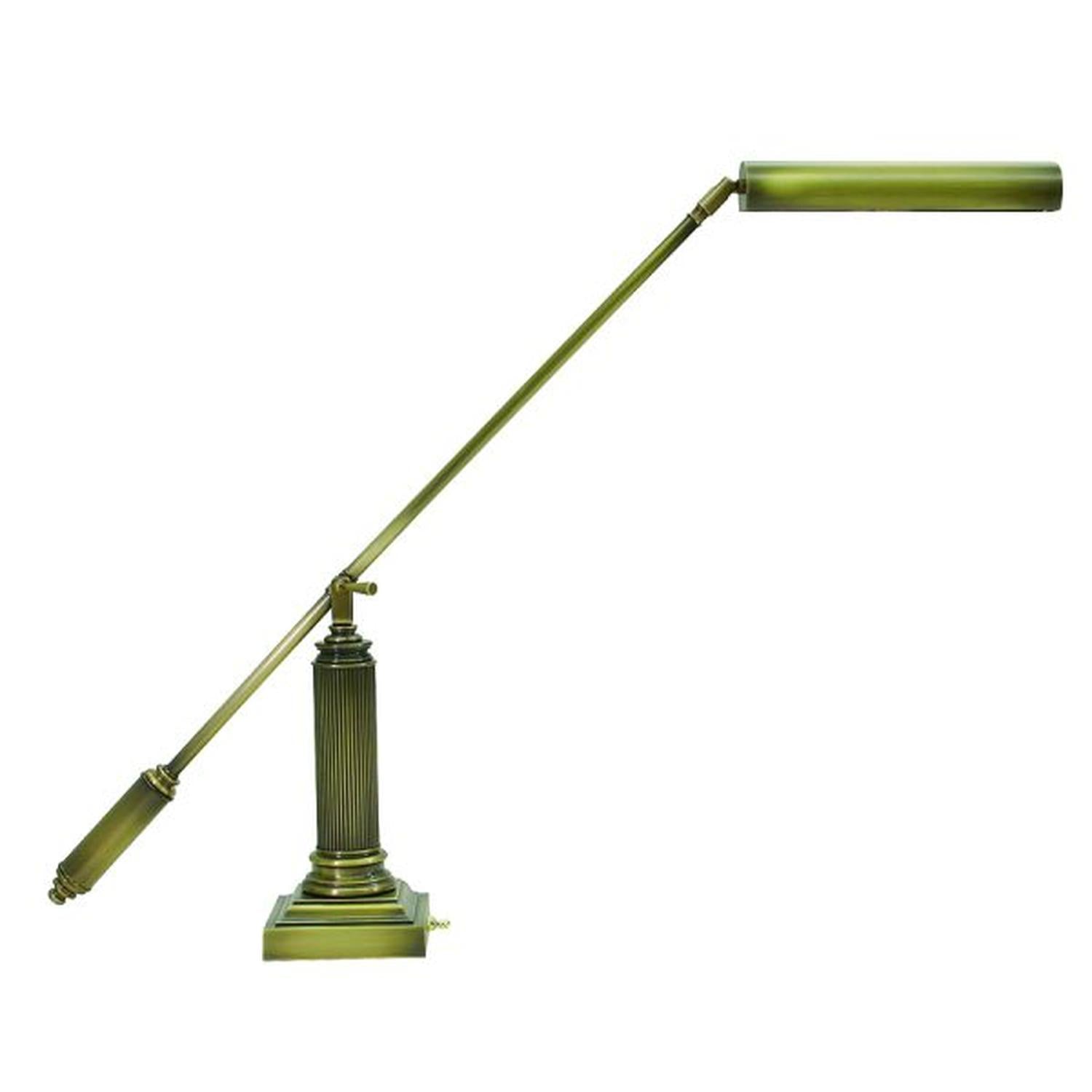 Counter Balance Fluorescent Piano and Desk Lamp - P10-191-71 - Antique Brass by House of Troy