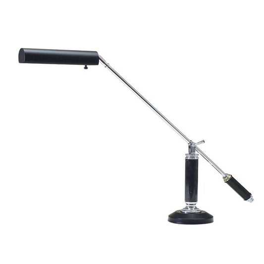 Counter Balance Fluorescent Piano and Desk Lamp - P10-192-627 - Black/Chrome by House of Troy