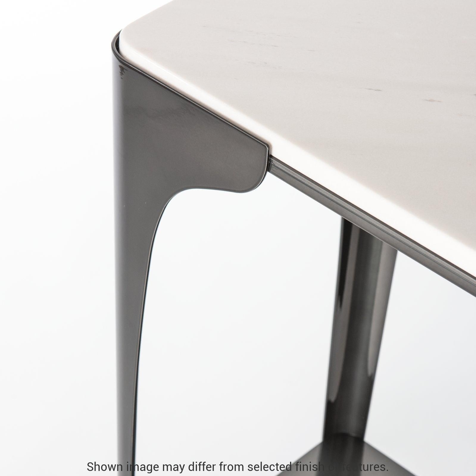 Cove Marble Top Console Table - White by Hubbardton Forge