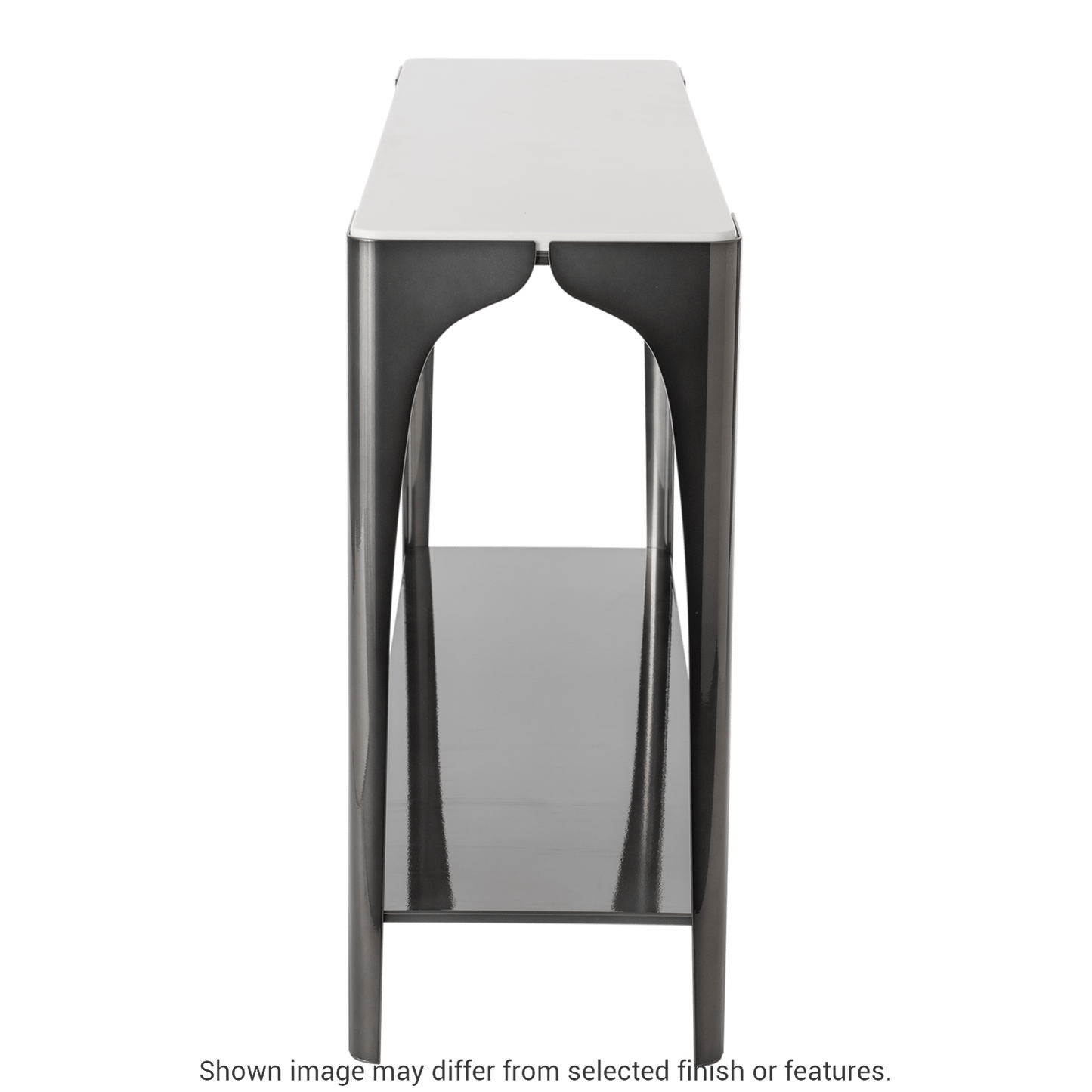 Cove Marble Top Console Table - White by Hubbardton Forge