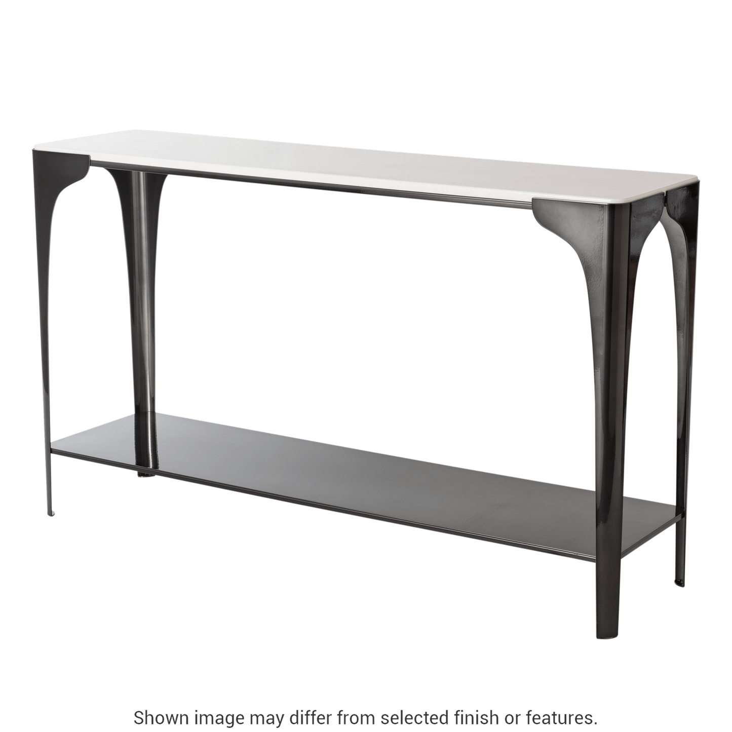 Cove Marble Top Console Table - White by Hubbardton Forge