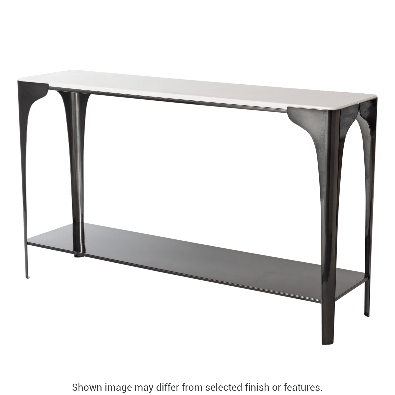 Cove Marble Top Console Table - White by Hubbardton Forge