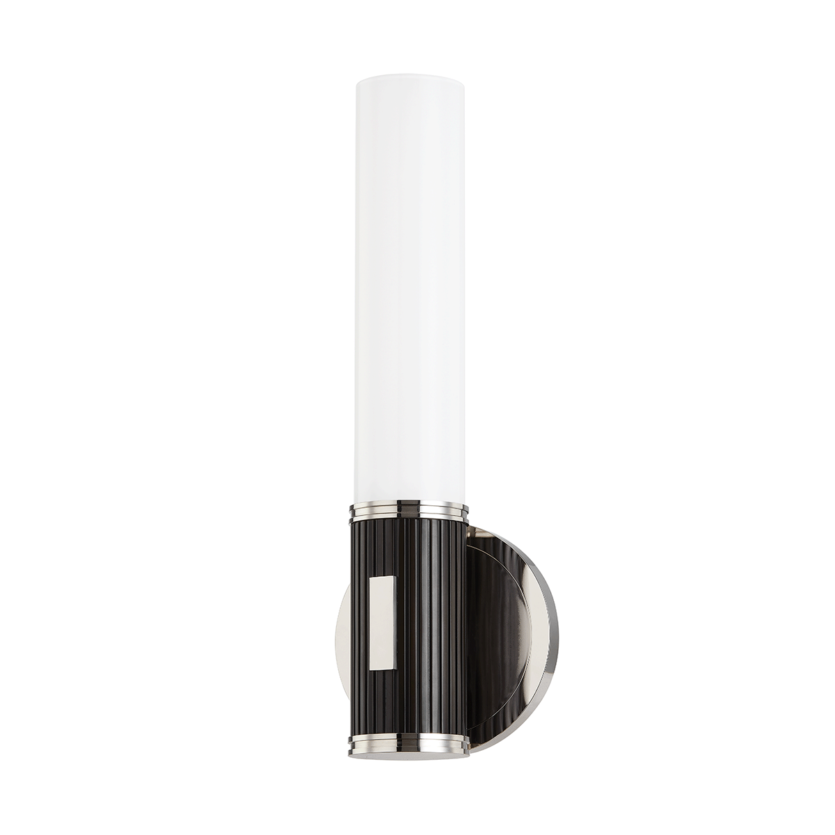 Crewe Wall Sconce - 1-Light - Polished Nickel by Hudson Valley Lighting