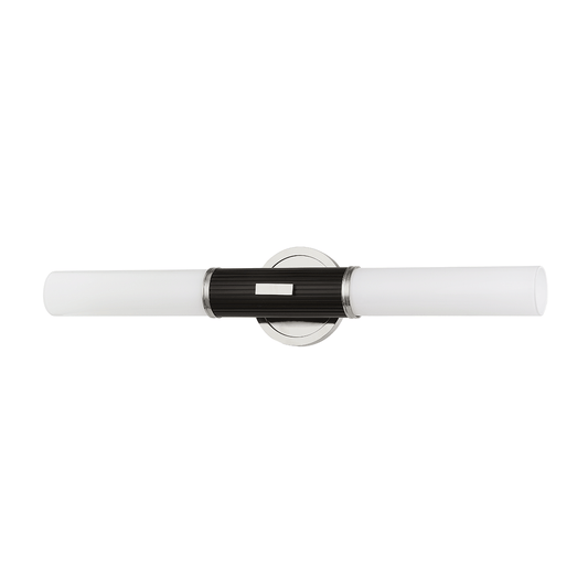 Crewe Wall Sconce - 2-Light - Polished Nickel by Hudson Valley Lighting