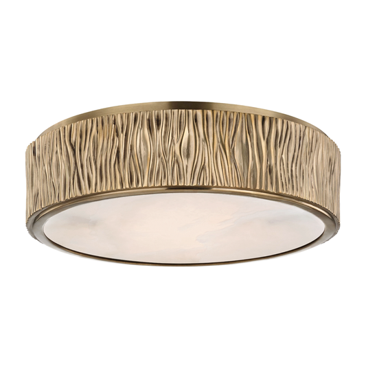 Crispin Flush Mount - Aged Brass by Hudson Valley Lighting