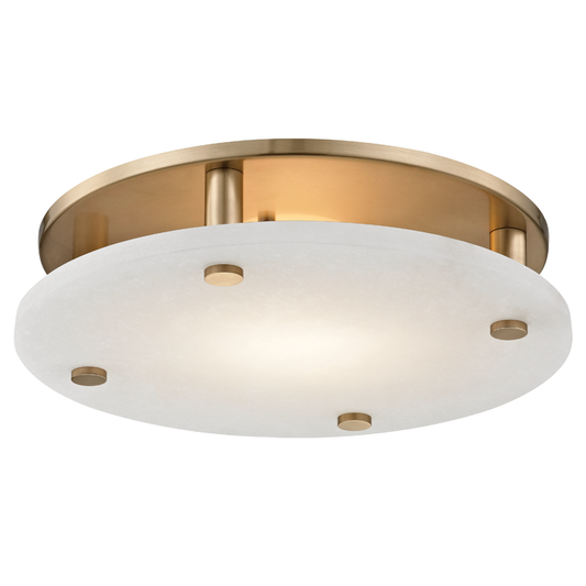 Croton Large Flush Mount - Aged Brass by Hudson Valley Lighting
