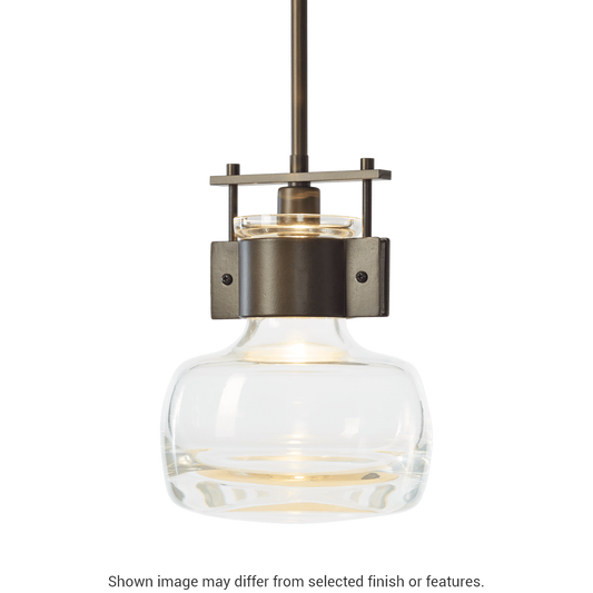 Cuff Large Mini Pendant - White by Hubbardton Forge