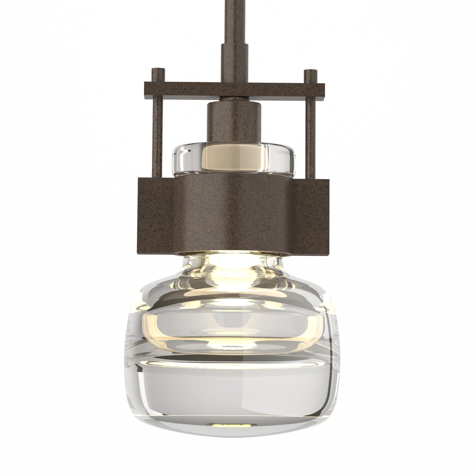 Cuff Mini Pendant - Bronze by Hubbardton Forge