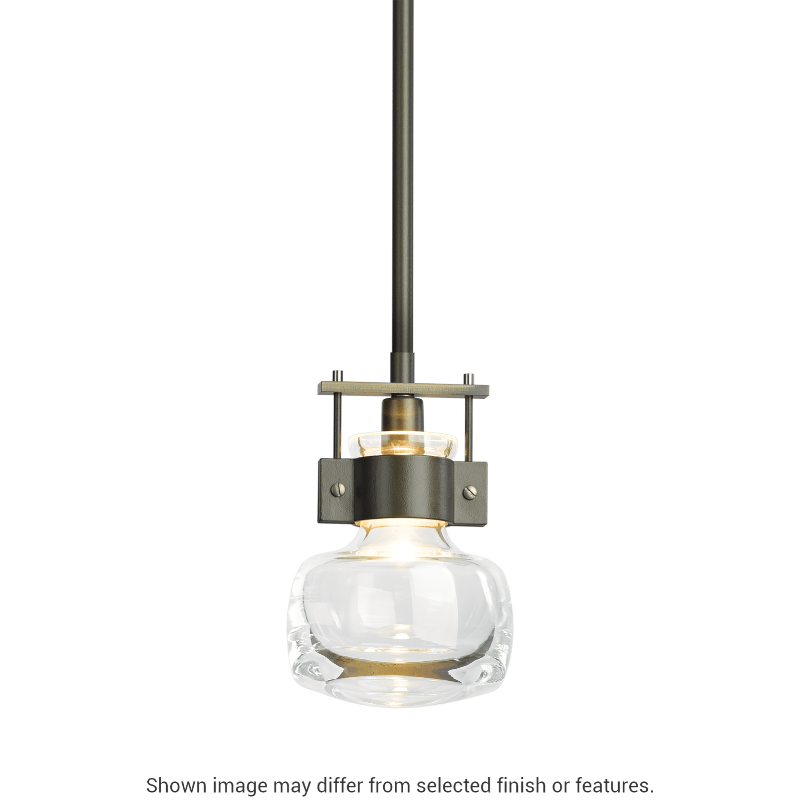 Cuff Mini Pendant - White by Hubbardton Forge