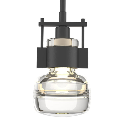 Cuff Small Mini Pendant - Black by Hubbardton Forge
