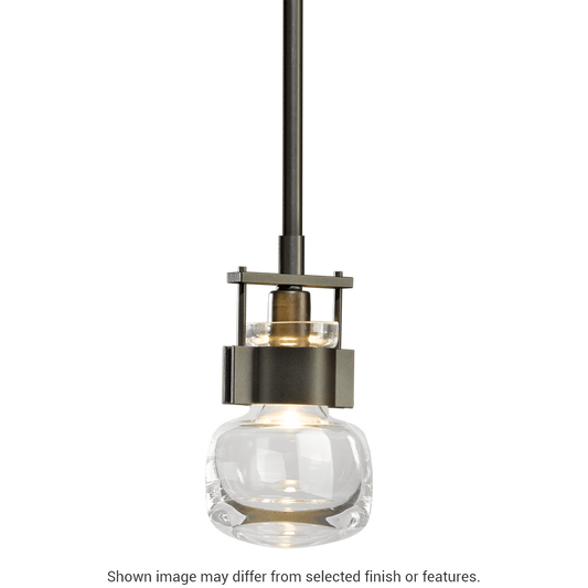 Cuff Small Mini Pendant - White by Hubbardton Forge