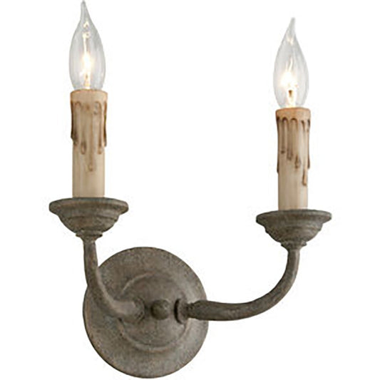 Cyrano Wall Sconce - 2-Light - Earthen Bronze - Troy Lighting B6112-EB