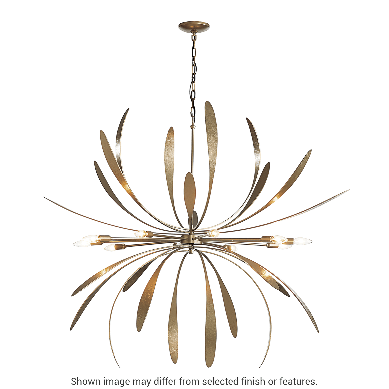 Dahlia Large Chandelier - White by Hubbardton Forge