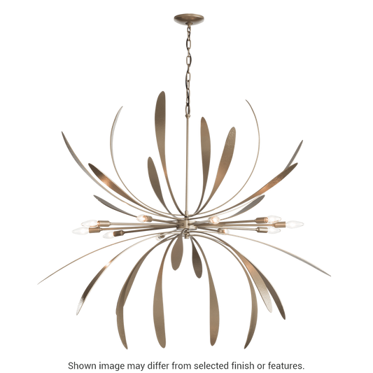 Dahlia Large Chandelier - White by Hubbardton Forge