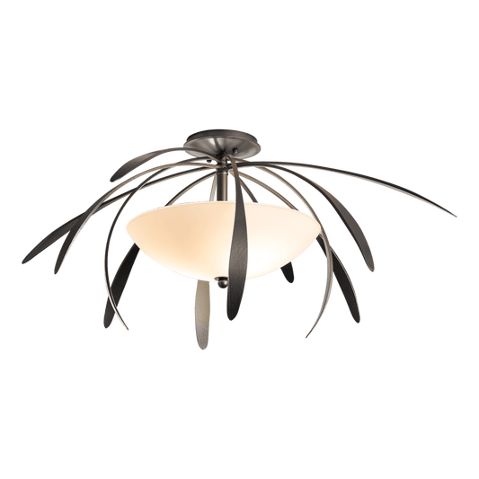 Dahlia Medium Semi-Flush - Dark Smoke by Hubbardton Forge