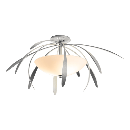 Dahlia Medium Semi-Flush - Vintage Platinum by Hubbardton Forge