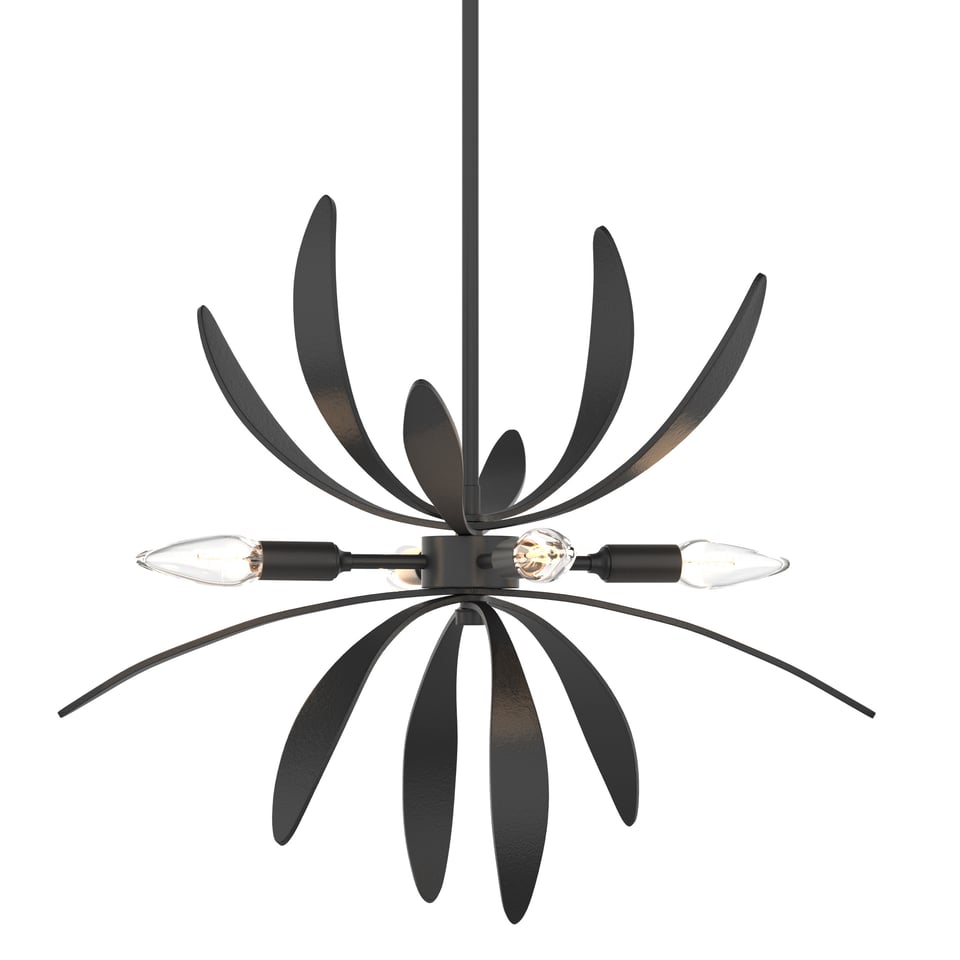 Dahlia Mini Pendant - Black by Hubbardton Forge