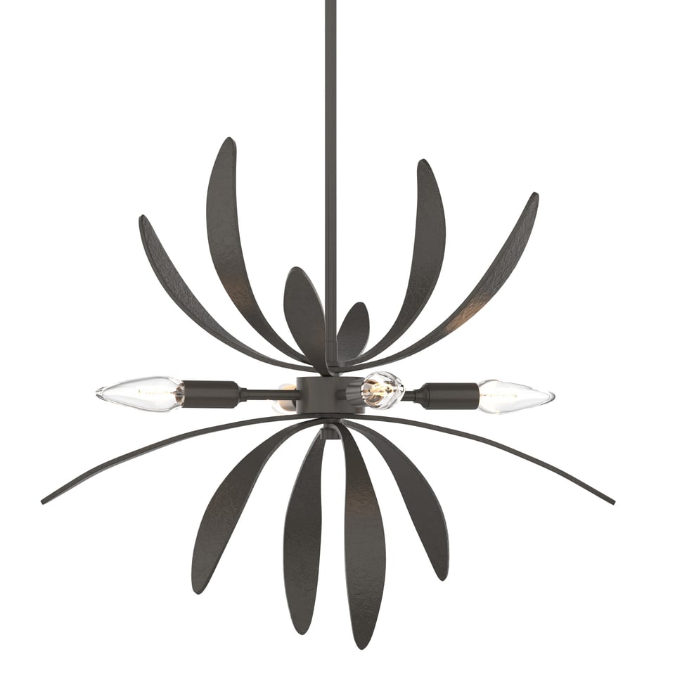 Dahlia Mini Pendant - Dark Smoke by Hubbardton Forge