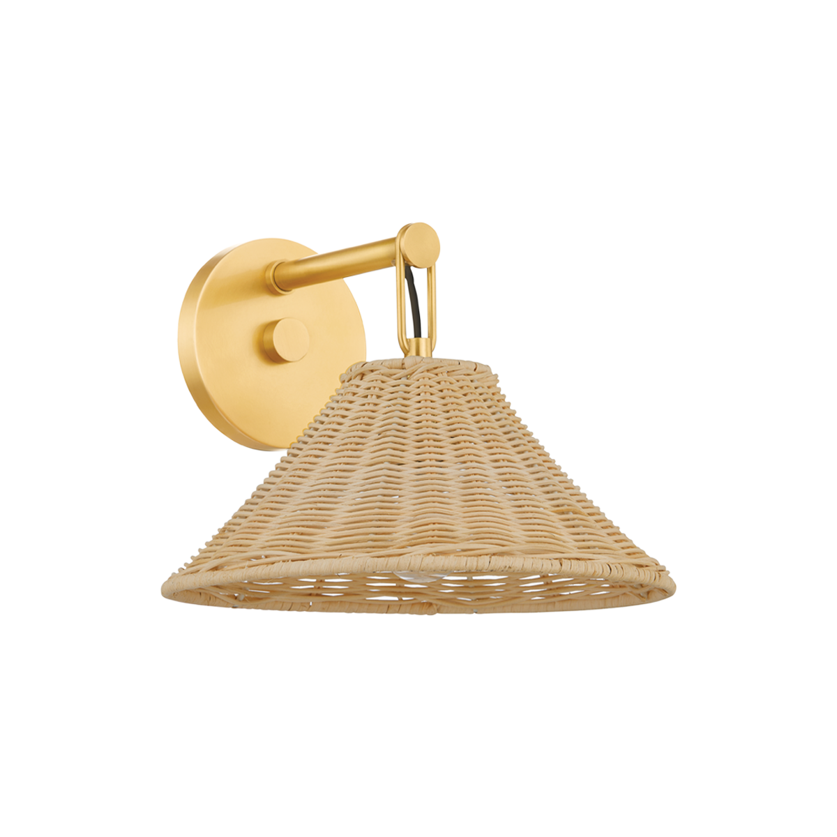 Dalia Wall Sconce - 1-Light - Aged Brass - Mitzi H831101-AGB