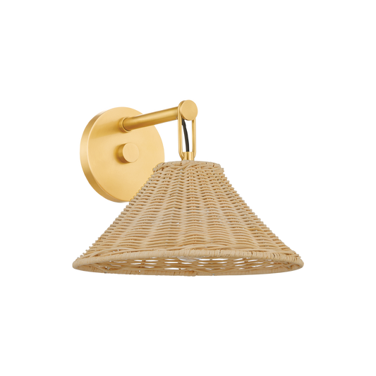 Dalia Wall Sconce - 1-Light - Aged Brass - Mitzi H831101-AGB