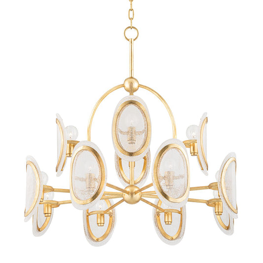 Danes 12-Light Chandelier by Hudson Valley Lighting