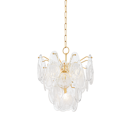 Darcia Chandelier - 5-Light - Aged Brass by Hudson Valley Lighting