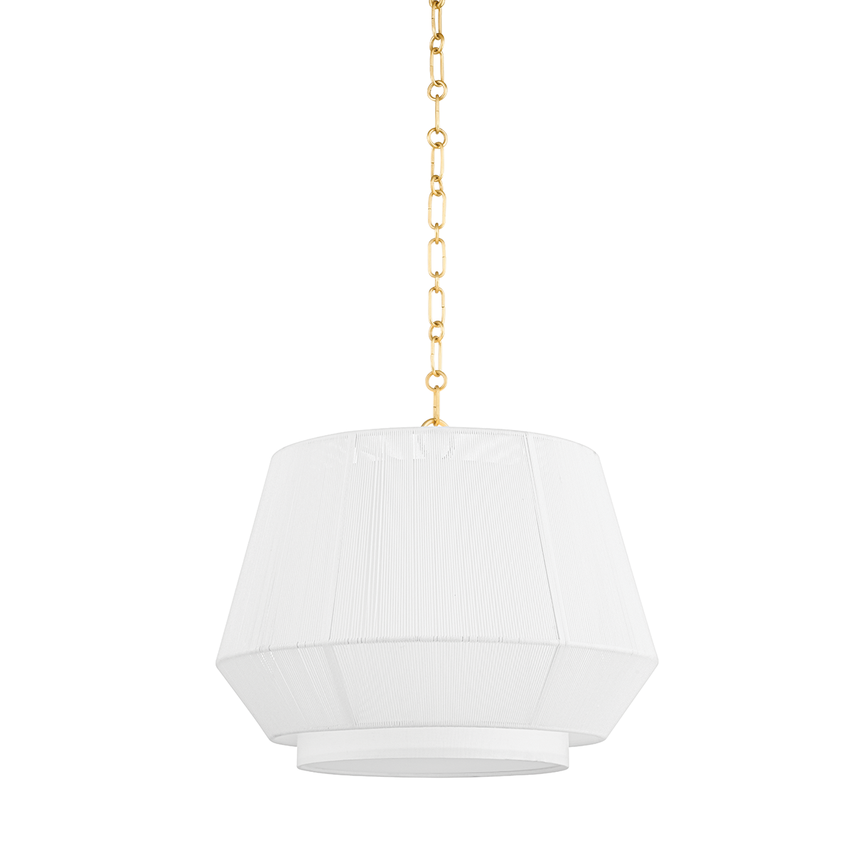 Debi Pendant - 1-Light - Aged Brass by Hudson Valley Lighting