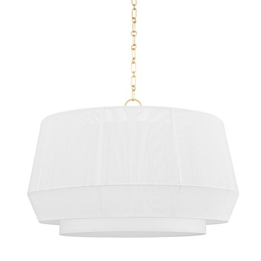 Debi Pendant - 4-Light - Aged Brass by Hudson Valley Lighting