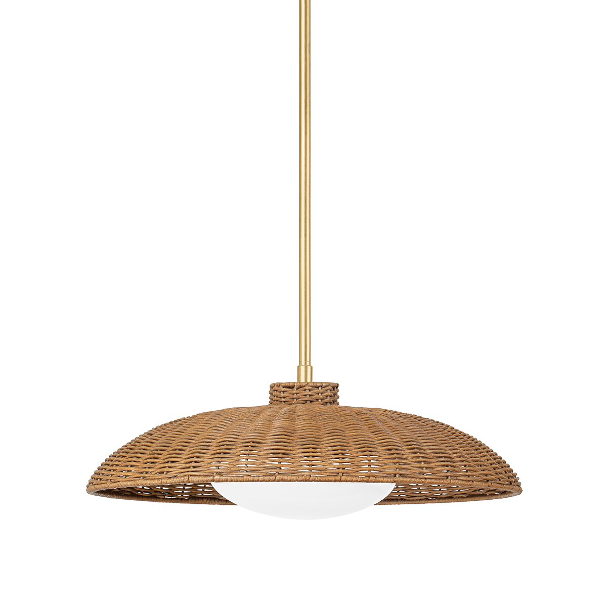 Delano Pendant - Vintage Gold Leaf by Hudson Valley Lighting