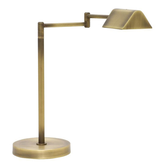 Delta LED Task Table Lamp - D150-AB - Antique Brass by House of Troy