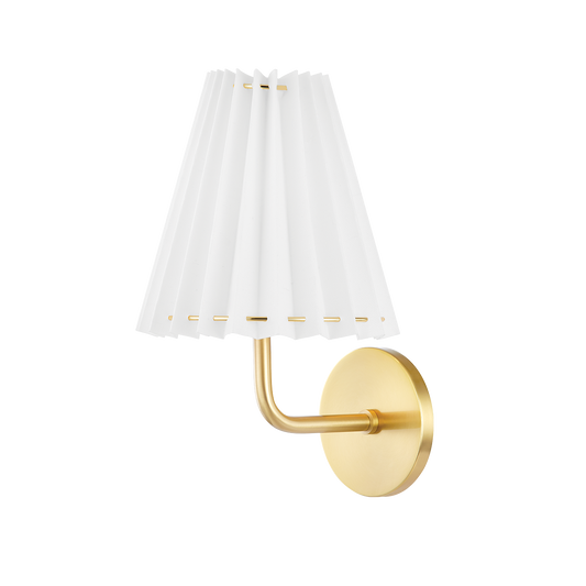 Demi Wall Sconce - 1-Light - Aged Brass - Mitzi H476101A-AGB