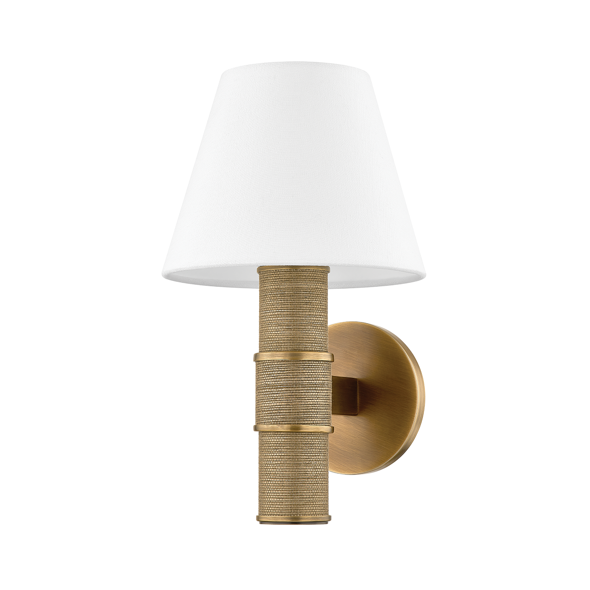 Denton Wall Sconce - 1-Light - Patina Brass - Troy Lighting B1513-PBR