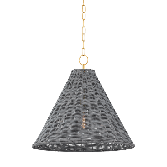 Destiny Pendant - 1-Light - Aged Brass - Mitzi H825701-AGB