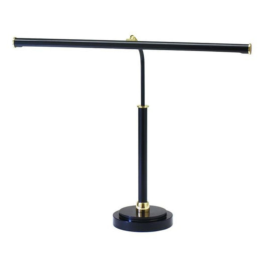 Digital LED Piano and Desk Lamp - PLED100-617 - Black/Polished Brass by House of Troy