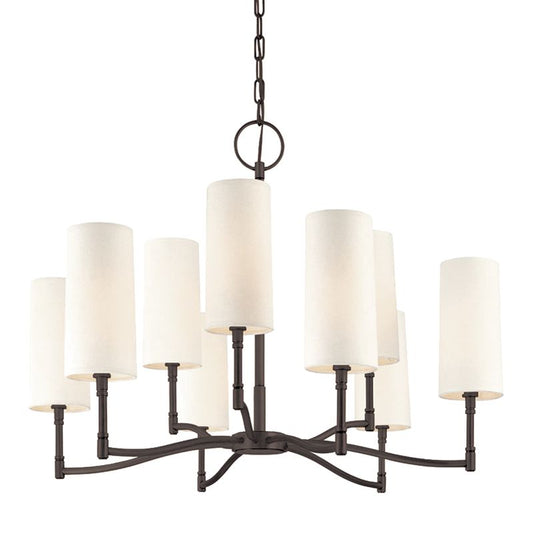 Dillon 9-Light Chandelier - Old Bronze by Hudson Valley Lighting