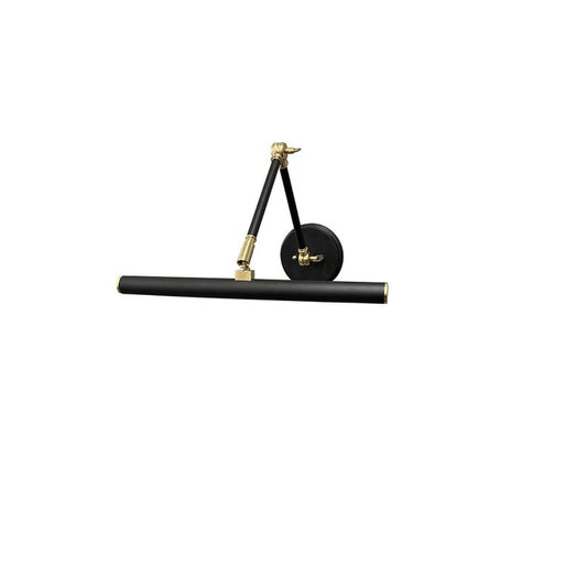 Direct Wire Amelia LED picture light - DALEDZ14-BLKPB - Black/Polished Brass by House of Troy
